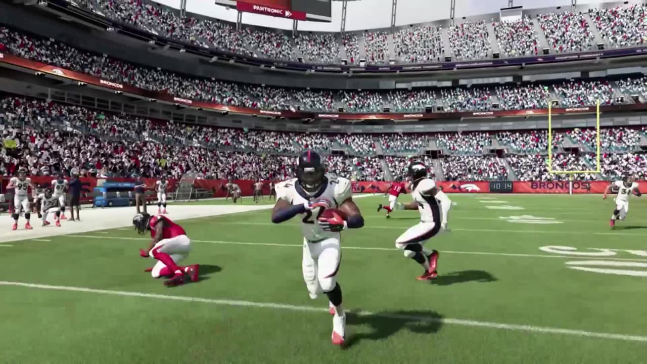 Watch Hall of Fame cornerback Champ Bailey take on Atlanta Falcons wide ...