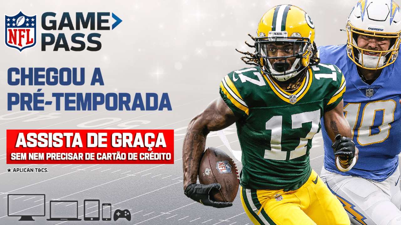 Assista a TODOS os jogos da Pré-Temporada da NFL 100% DE GRAÇA!