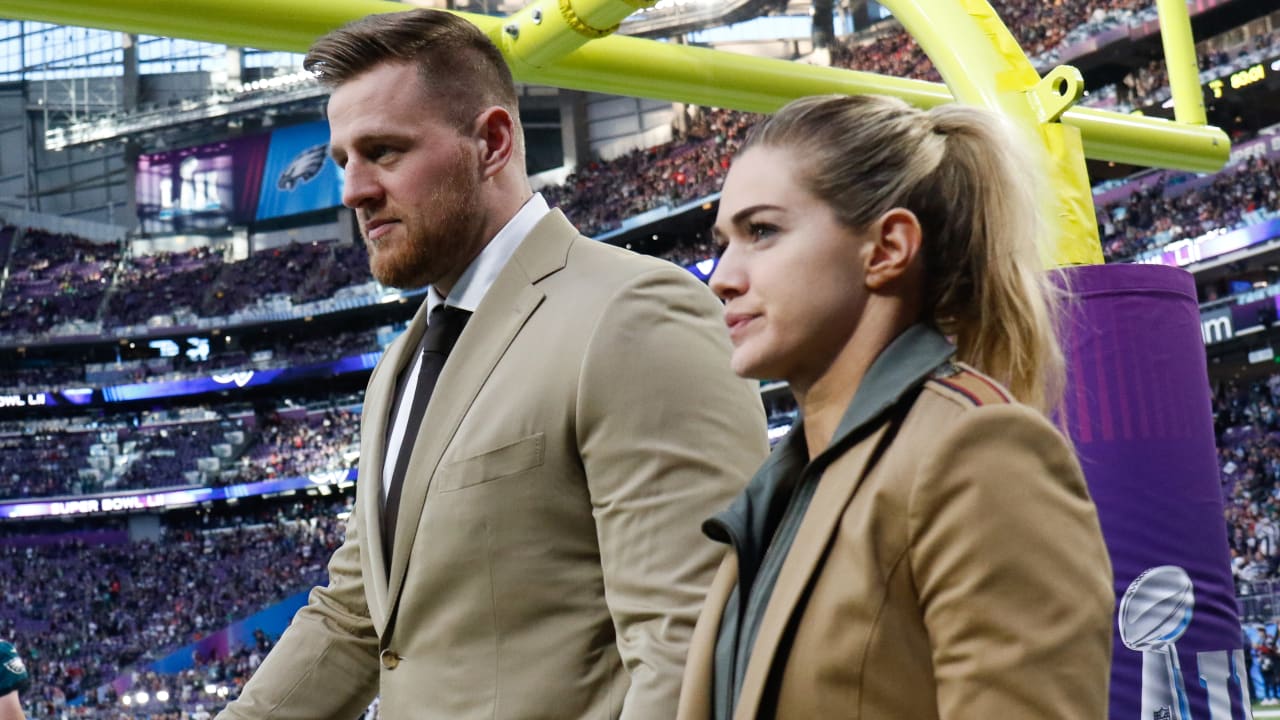 Bittersweet' for J.J. Watt to root on wife, Kealia, from afar