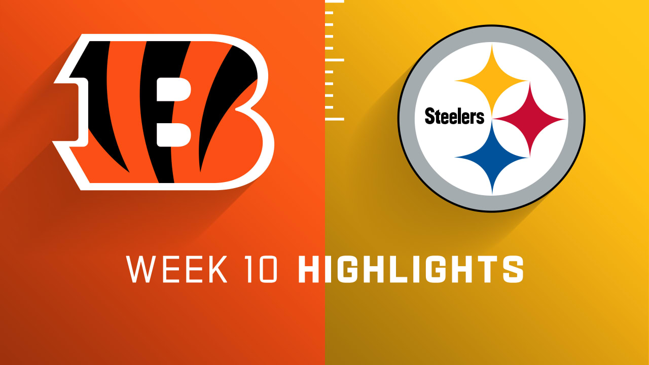 Cincinnati Bengals vs. Pittsburgh Steelers highlights Week 10