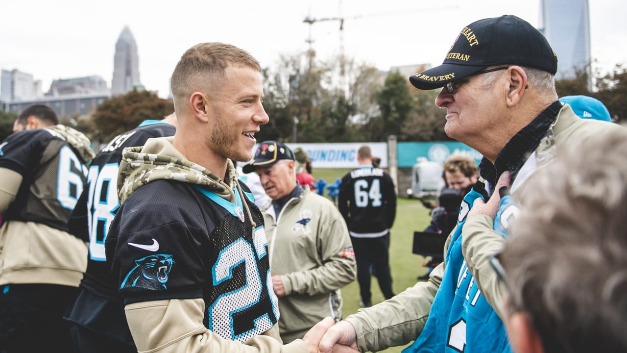 Christian McCaffrey nominated for 2021 NFL Salute to Service Award