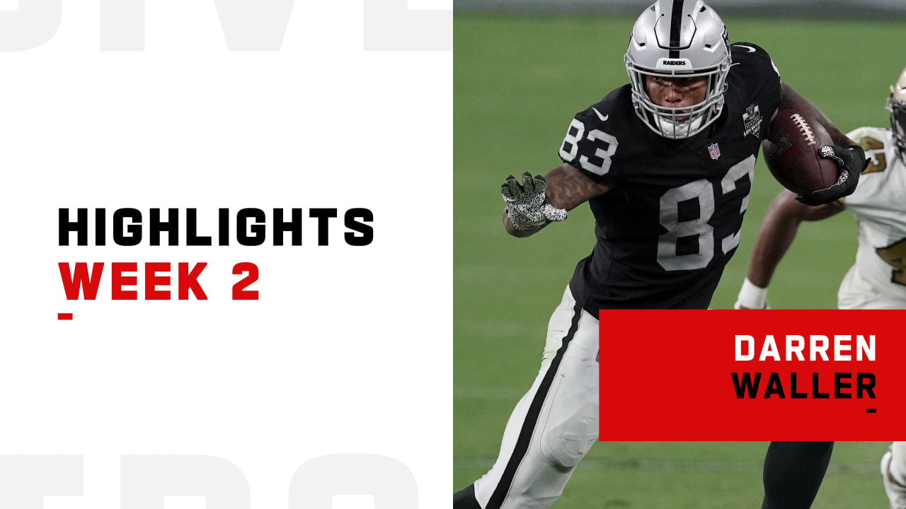 Raiders: Derek Carr and Darren Waller watch Week 2 - Silver And Black Pride