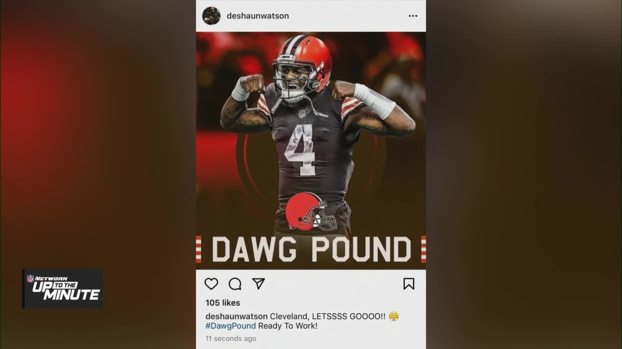 First look: Deshaun Watson in a Cleveland Browns uniform via the QB's  Instagram