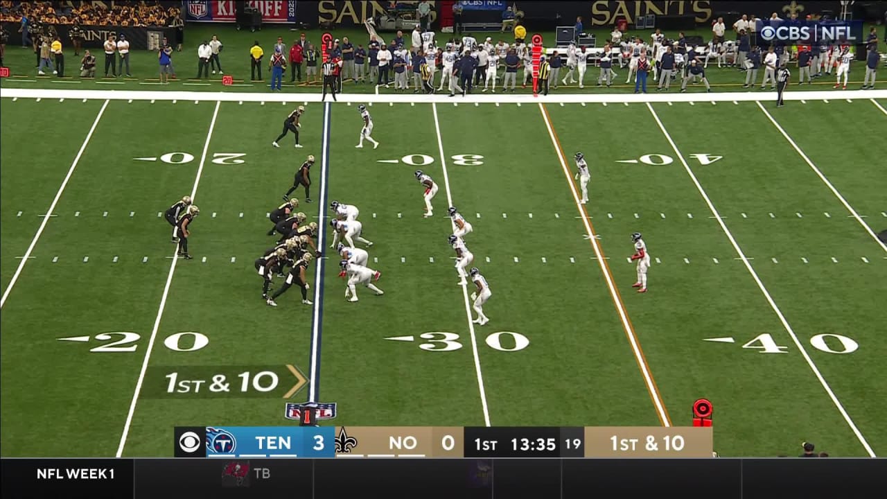 New Orleans Saints quarterback Derek Carr's best throws from 309-yard game  vs. Tennessee Titans