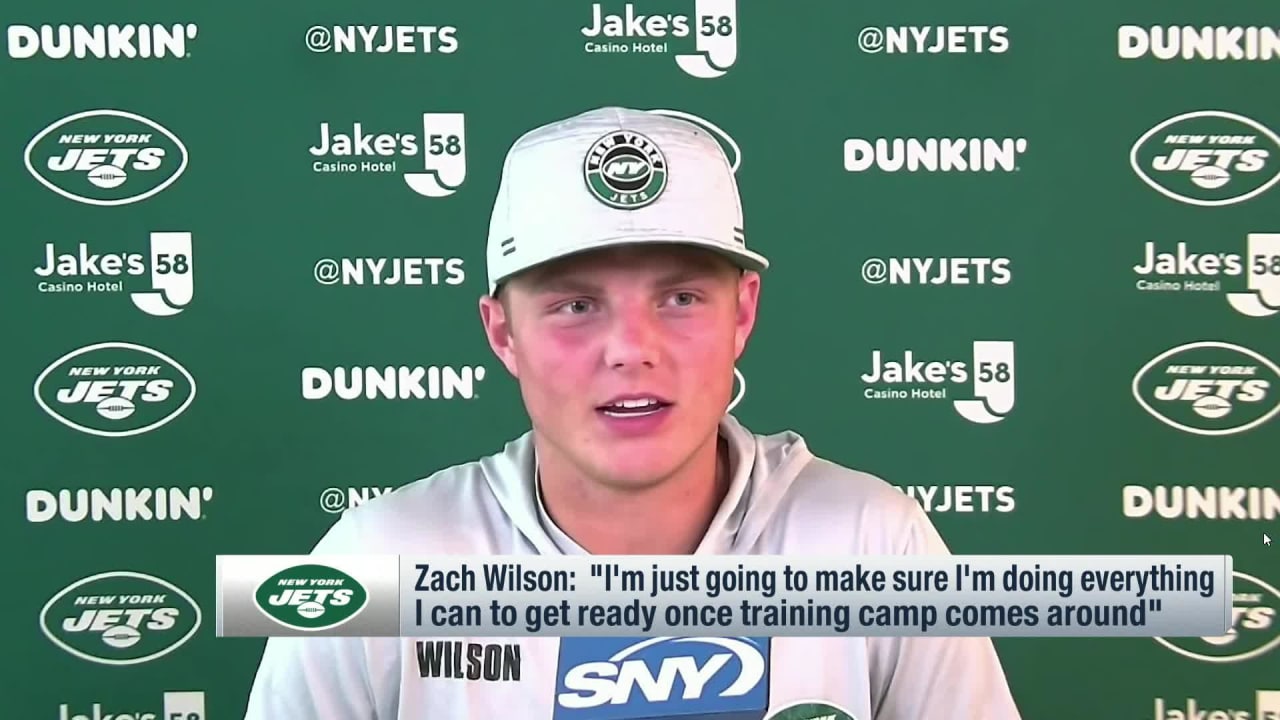 Zach Wilson a no-show for Jets training camp