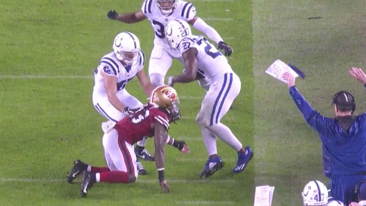 Indianapolis Colts cornerback Xavier Rhodes blankets San Francisco ...