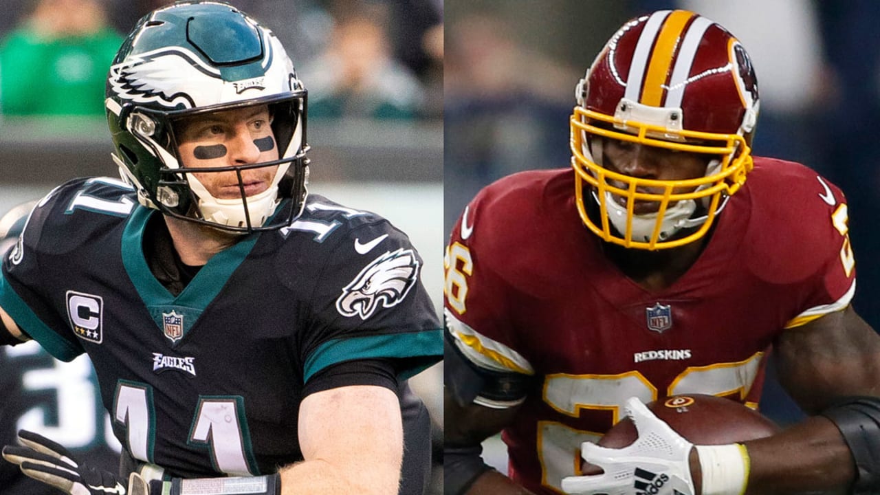 Carson Wentz keeps Eagles alive as Washington lose Colt McCoy for