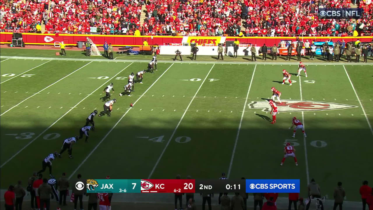 Jacksonville Jaguars linebacker Caleb Johnson's 'Peanut Punch' forces