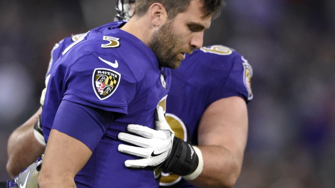 NFL Auction  Crucial Catch - Ravens Joe Flacco Game Issued jersey