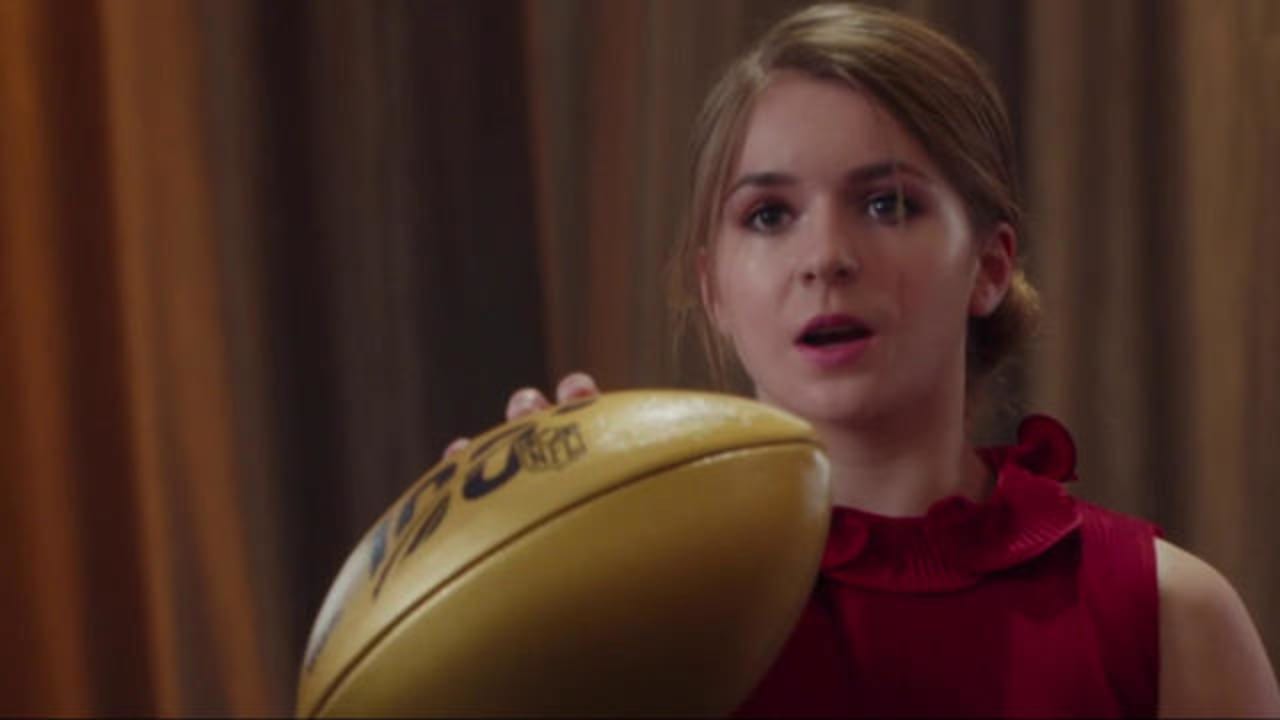 Sam Gordon breaks down her experience filming 'NFL 100' commercial