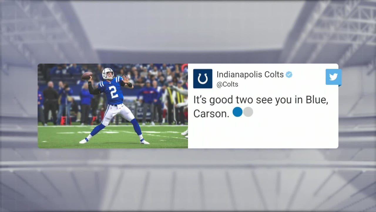 Indianapolis Colts reveal quarterback Carson Wentz's new jersey number in  tweet