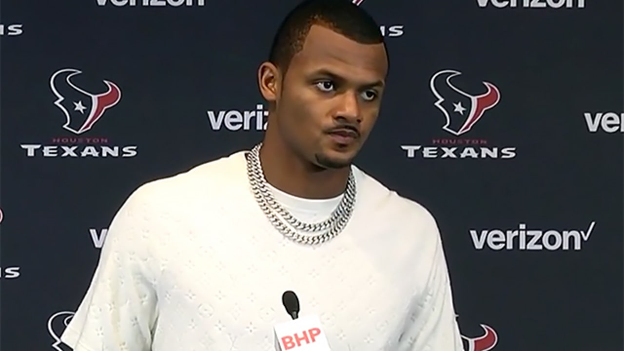 Houston Texans quarterback Deshaun Watson talks about what it meant for ...