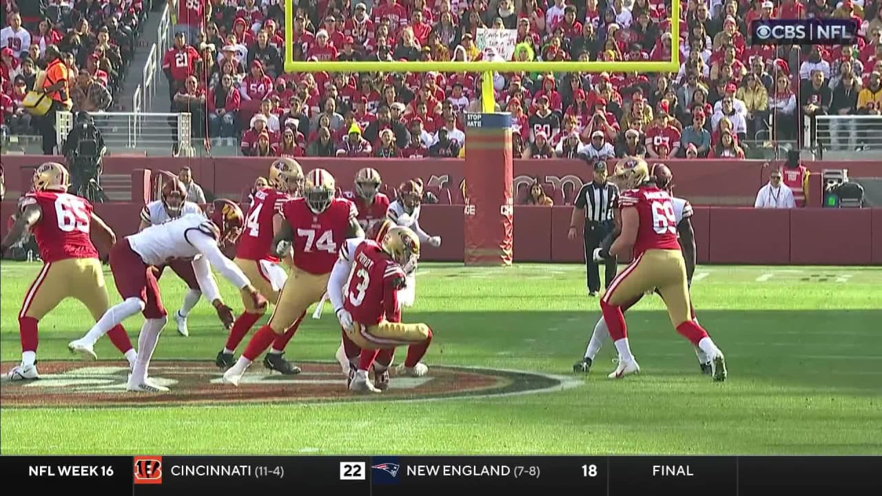 Washington Commanders defensive tackle Daron Payne absolutely ambushes San Francisco 49ers