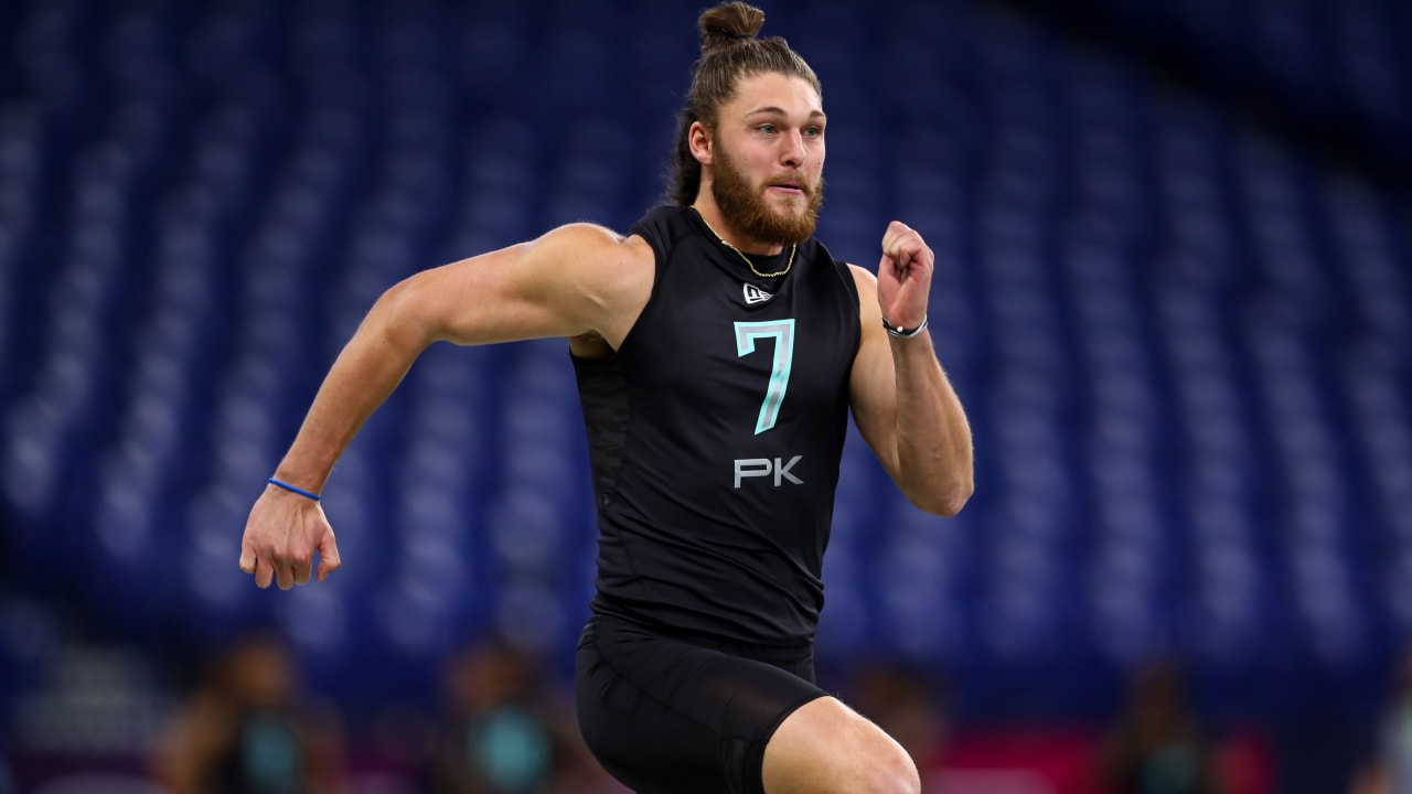 NFL Combine 2022: Specialist Jordan Stout continues battle to be top punter  in draft, shows off speed 