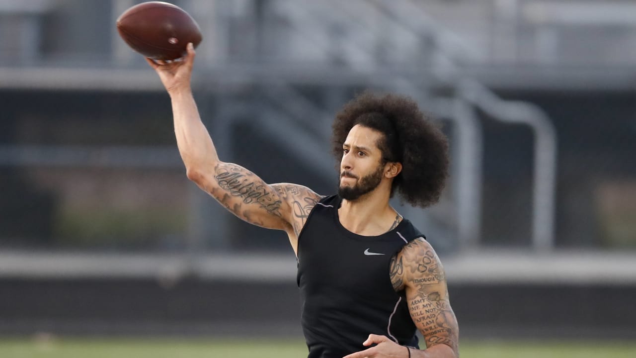 Colin Kaepernick Breaks Silence on Raiders Workout