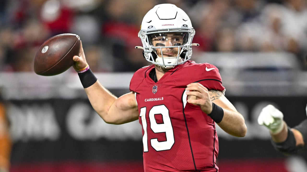 Can'tMiss Play Arizona Cardinals quarterback Trace McSorley launches