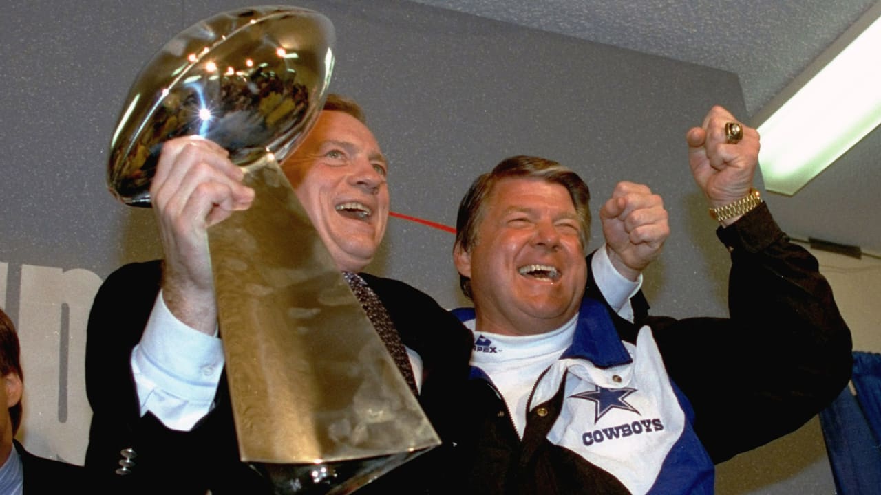 Cowboys' Jerry Jones announces Jimmy Johnson will be inducted into the Ring  of Honor in Dallas 