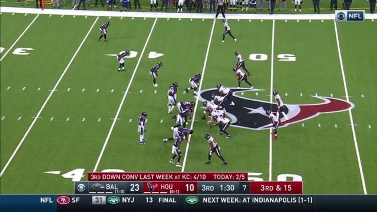 Texans' Deshaun Watson dominates throwing slant