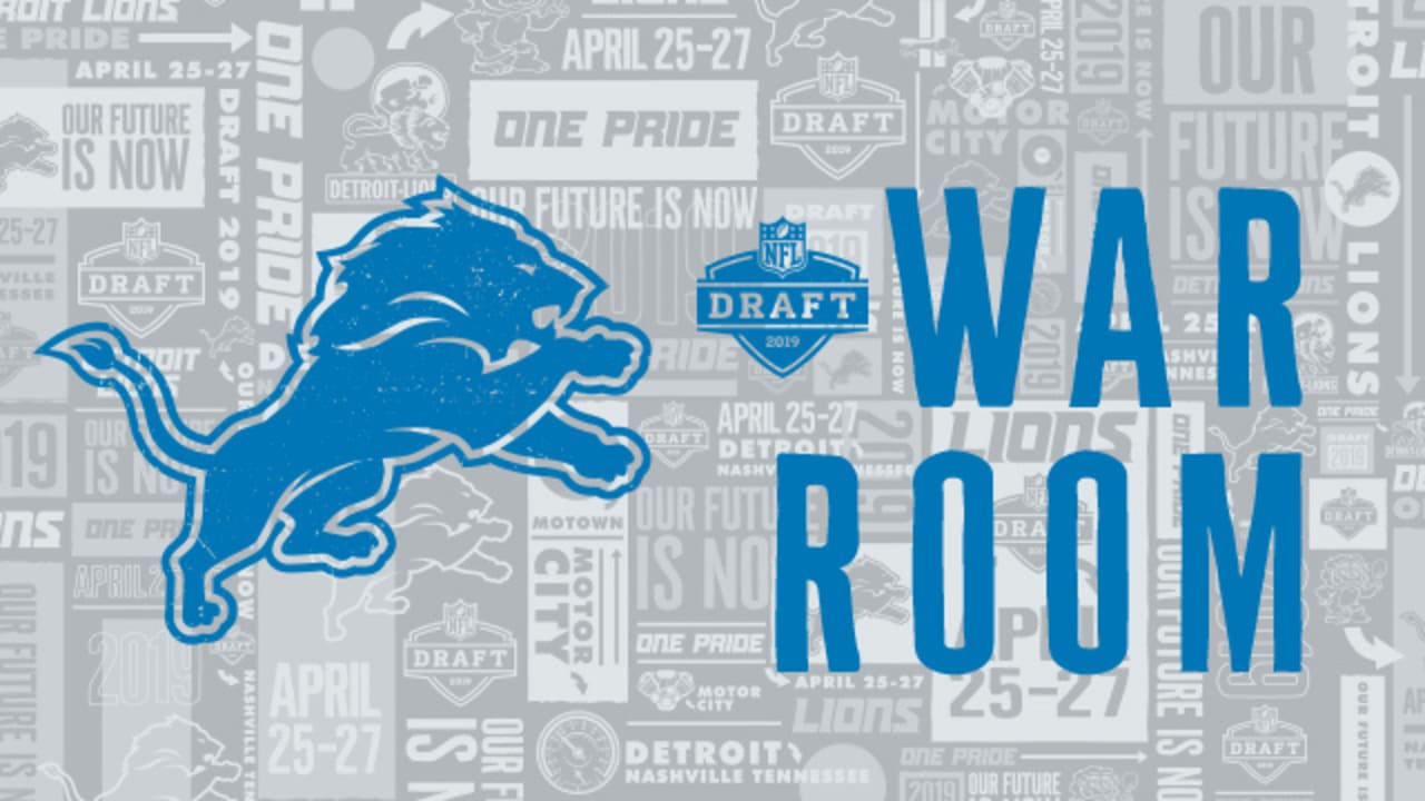 Lions' 2019 draft war room Projecting Detroit's selections