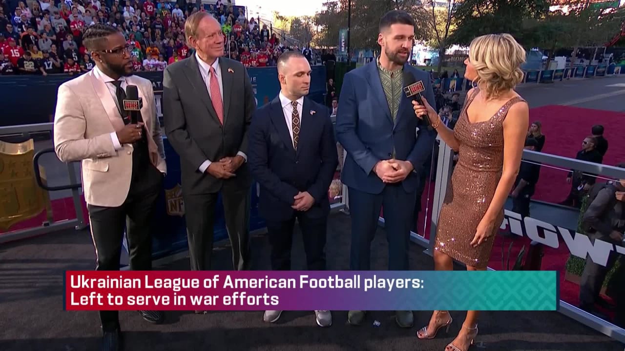 Dallas Cowboys quarterback Dak Prescott catches up with NFL Network's  Melissa Stark, Nate Burleson at NFL Honors red carpet