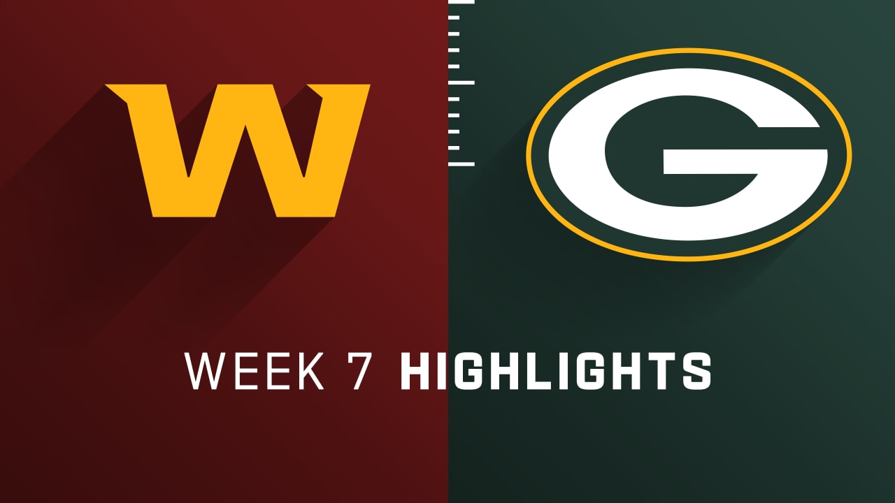 Washington vs. Packers: Time, TV, streaming options for Week 7