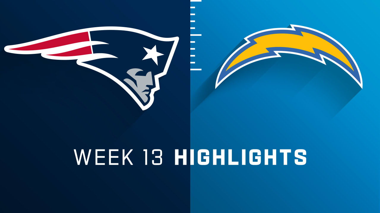 New England Patriots vs. Los Angeles Chargers highlights