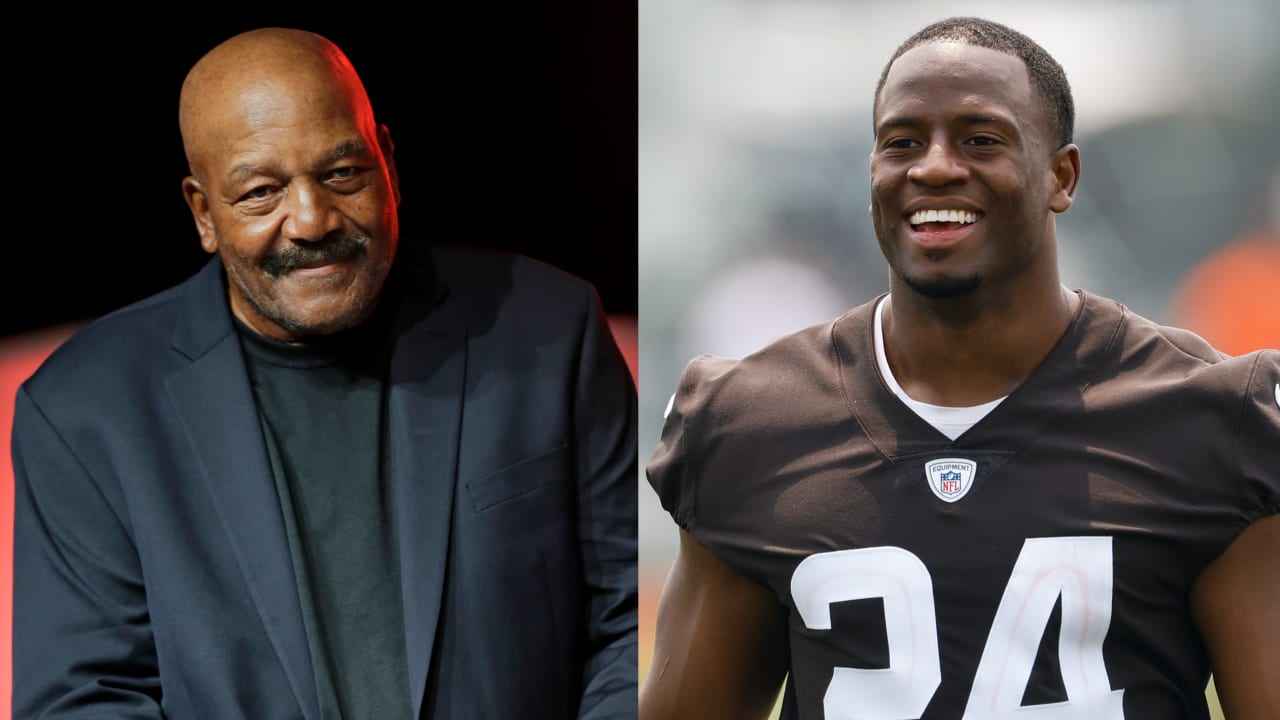 Browns RB Nick Chubb will be 'playing for' late NFL legend Jim Brown: 'He  saw something in me'