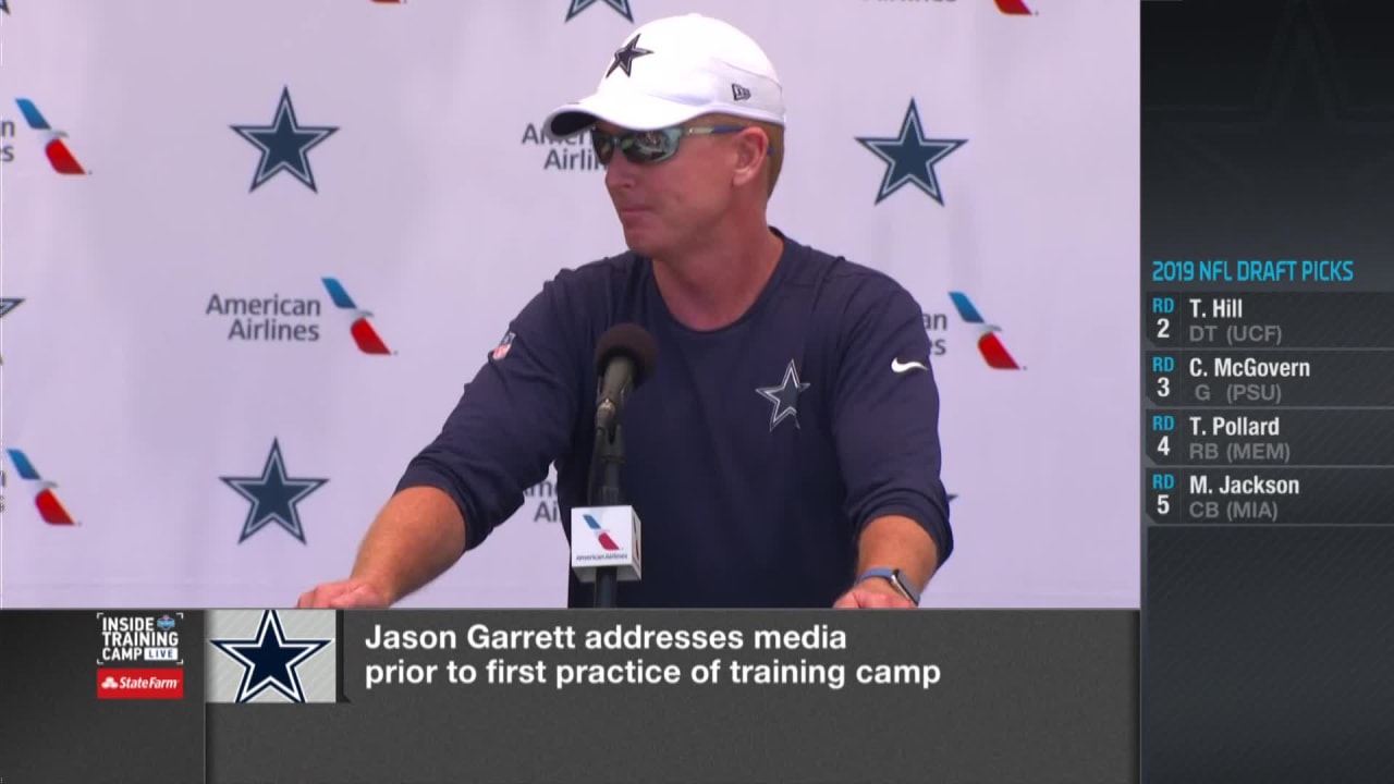 Dallas Cowboys head coach Jason Garrett on running back &hellip;