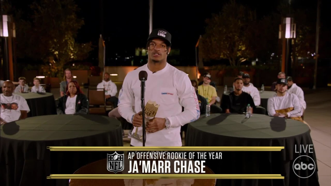 Bengals WR Ja'Marr Chase named 2021 AP Offensive Rookie of the Year