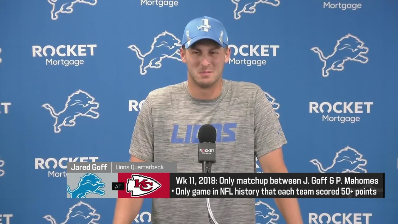 Detroit Lions quarterback Jared Goff previews his first headtohead battle
