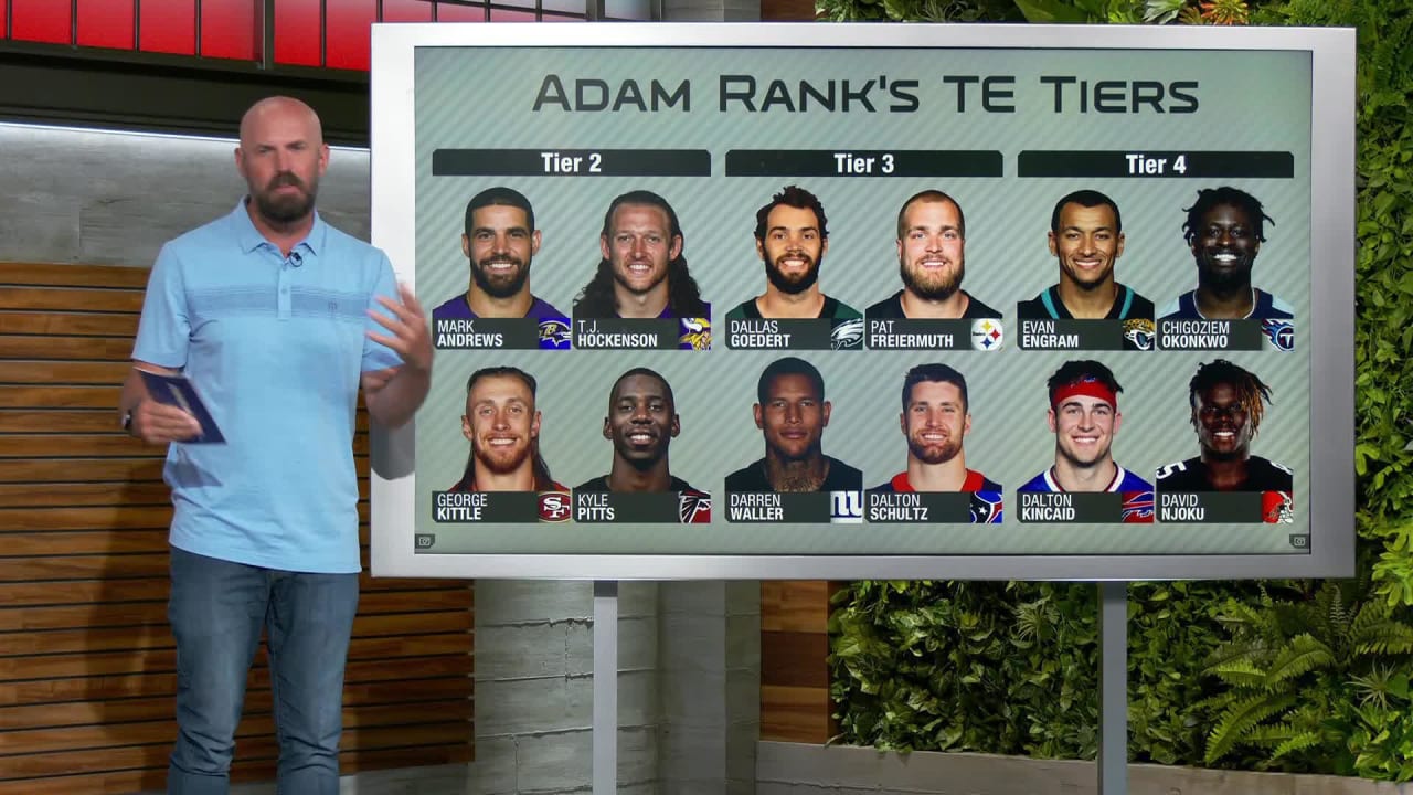 Splitting up tight ends by scoring tiers 'NFL Fantasy Live'