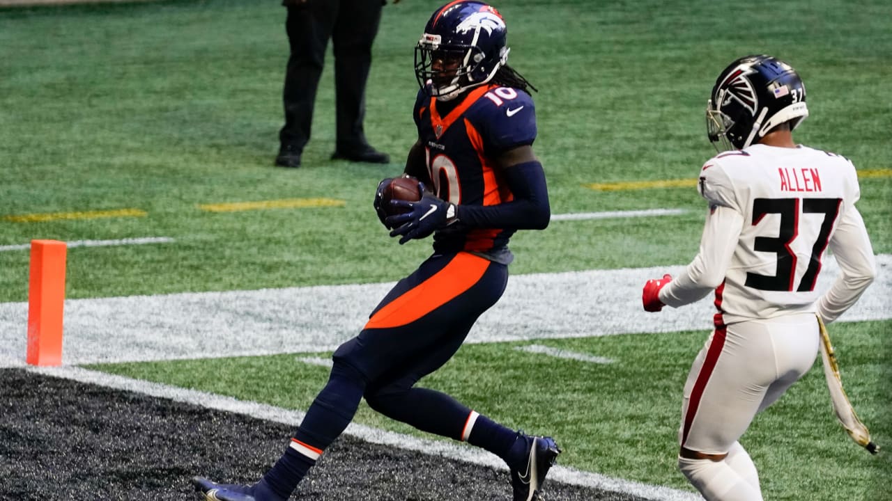 Denver Broncos Jerry Jeudy escapes fellow rookie A.J. Terrell for TD