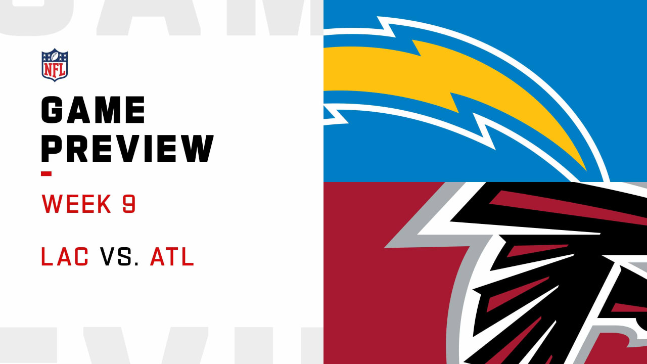 Los Angeles Chargers vs. Atlanta Falcons. NFL Game. American