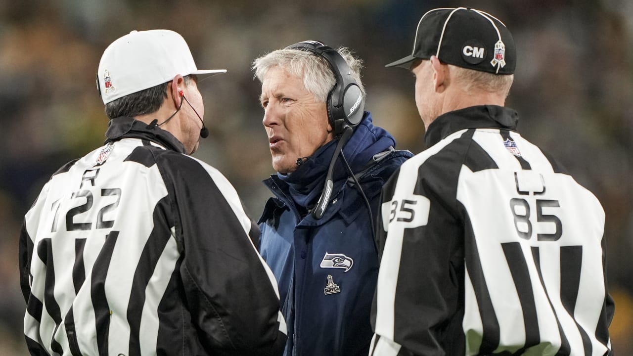 Seahawks HC Pete Carroll on officials in shutout loss: 'They were