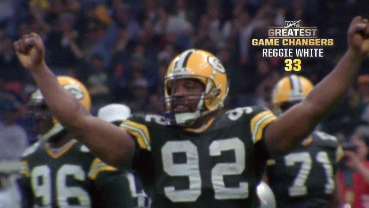 Reggie White Green Bay Packers 1996 Playoff Super Bowl XXXI Card Show Card