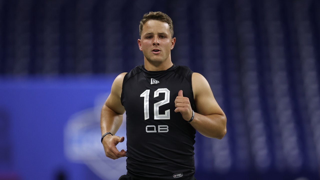 Quarterback Brock Purdy runs official 4.84-second 40-yard dash at 2022  combine