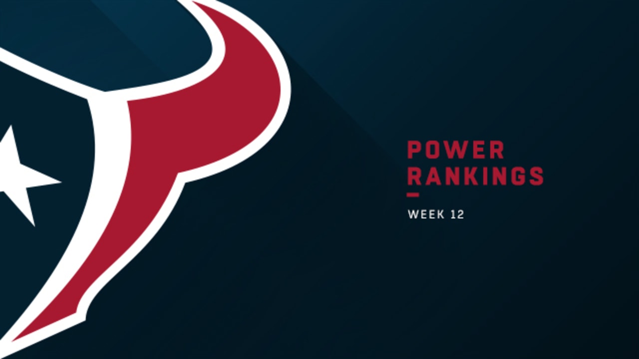 nfl power rankings week 12