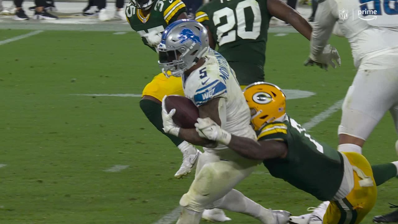 David Montgomery runs wild as Lions beat Packers in NFL