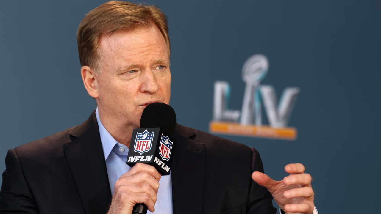 NFL Commissioner Roger Goodell told President Joe Biden NFL stadiums ...