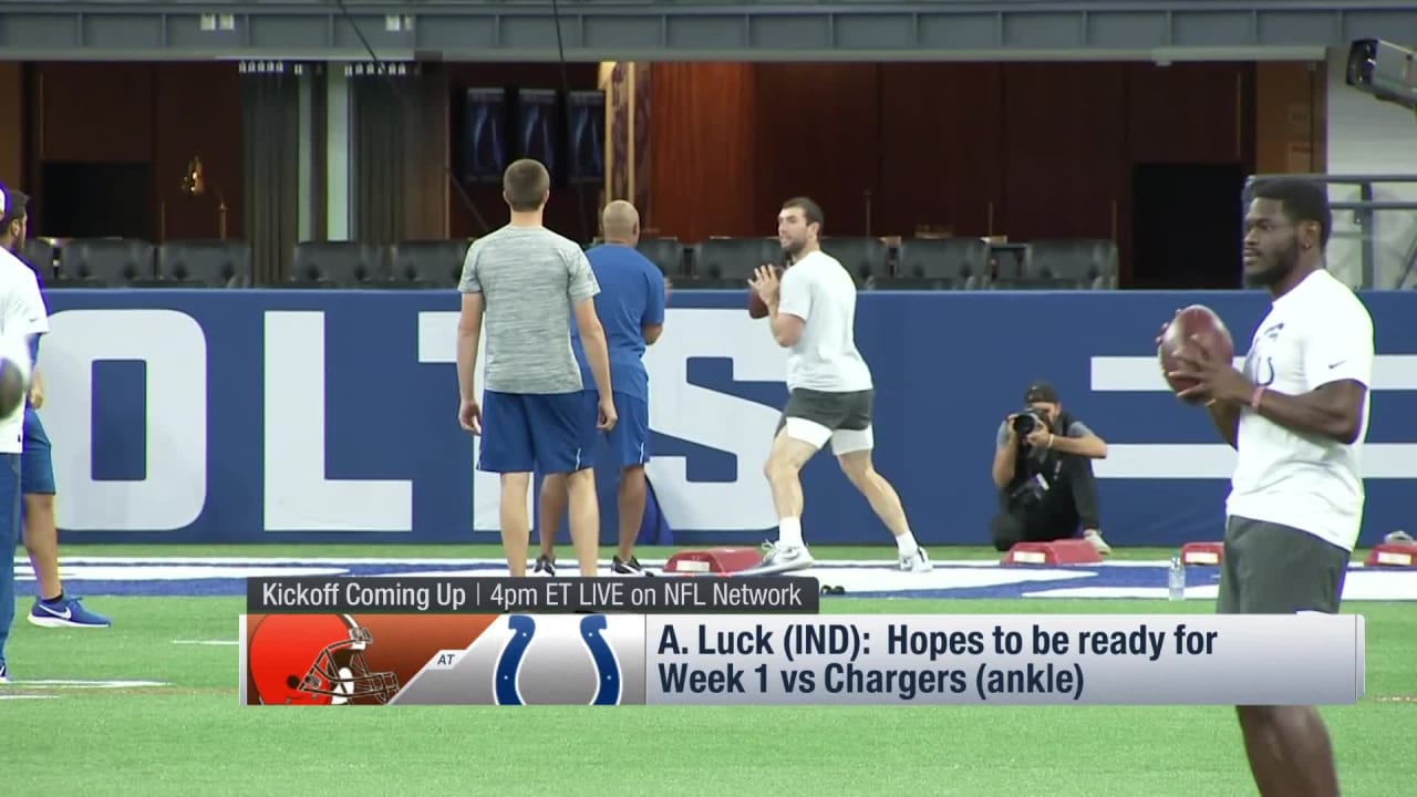 Andrew Luck shows mobility before Week 2 of preseason