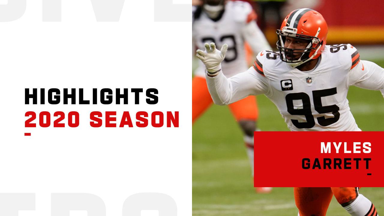 Cleveland Browns defensive end Myles Garrett highlights 2020 season