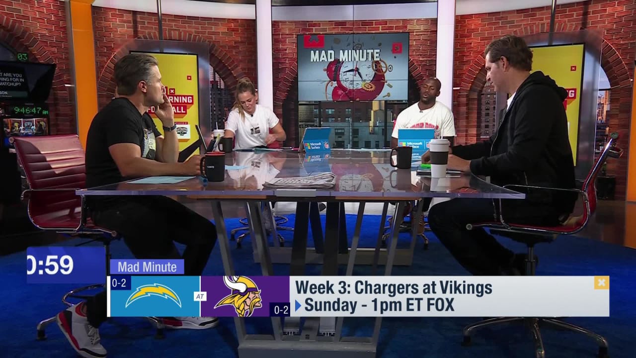 The 'Mad Minute' on Chargers-Vikings in Week 3 'GMFB'