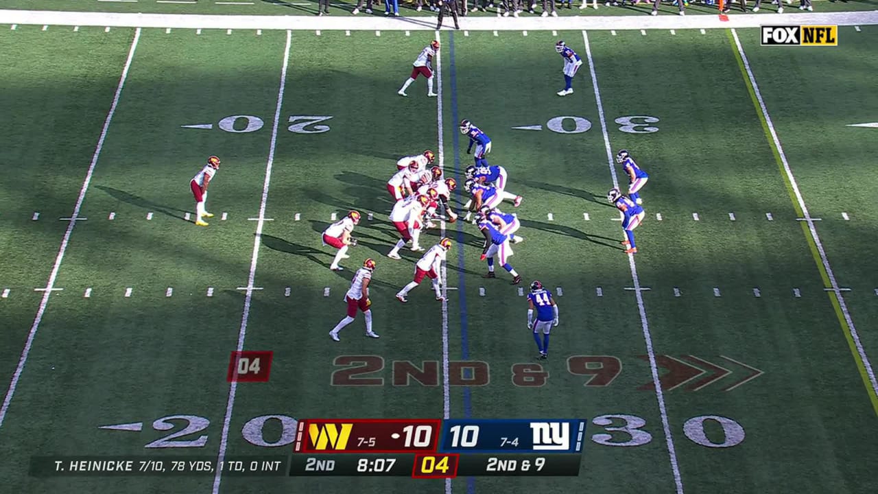 Washington Commanders wide receiver Terry McLaurin beats Fabian Moreau