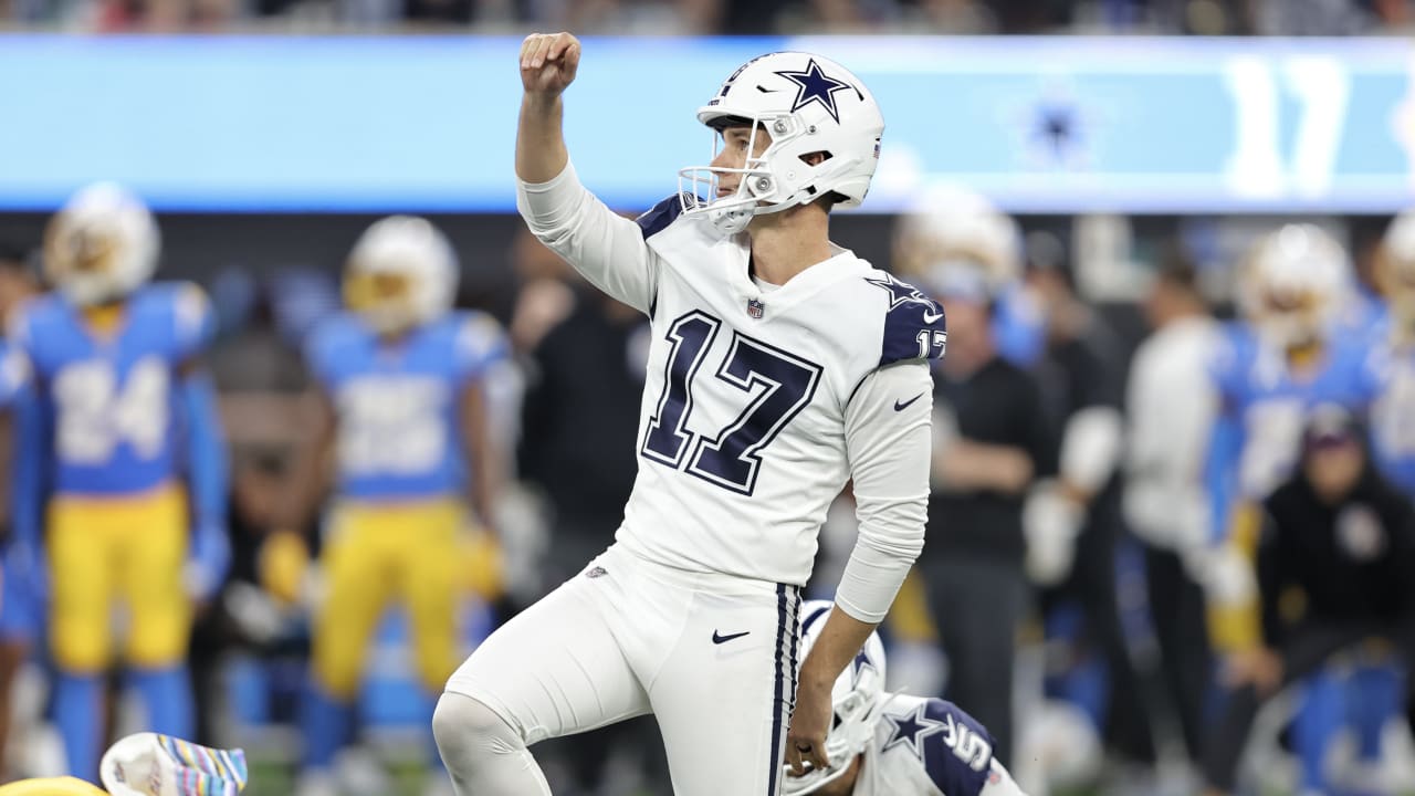 Dallas Cowboys kicker Brandon Aubrey's 39-yard FG puts Cowboys up by ...