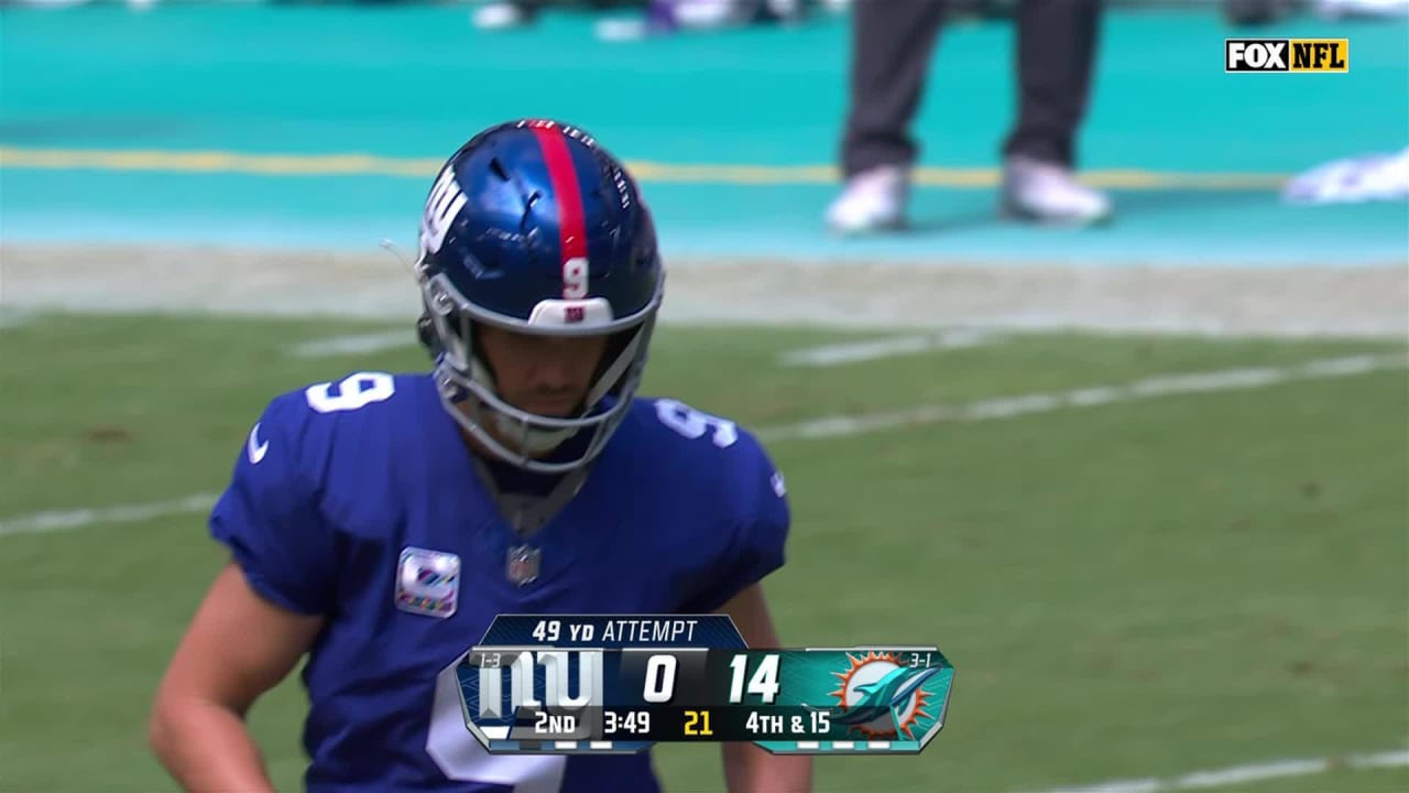 New York Giants Kicker Graham Gano's 49-yard FG Gets Giants On Board Vs ...