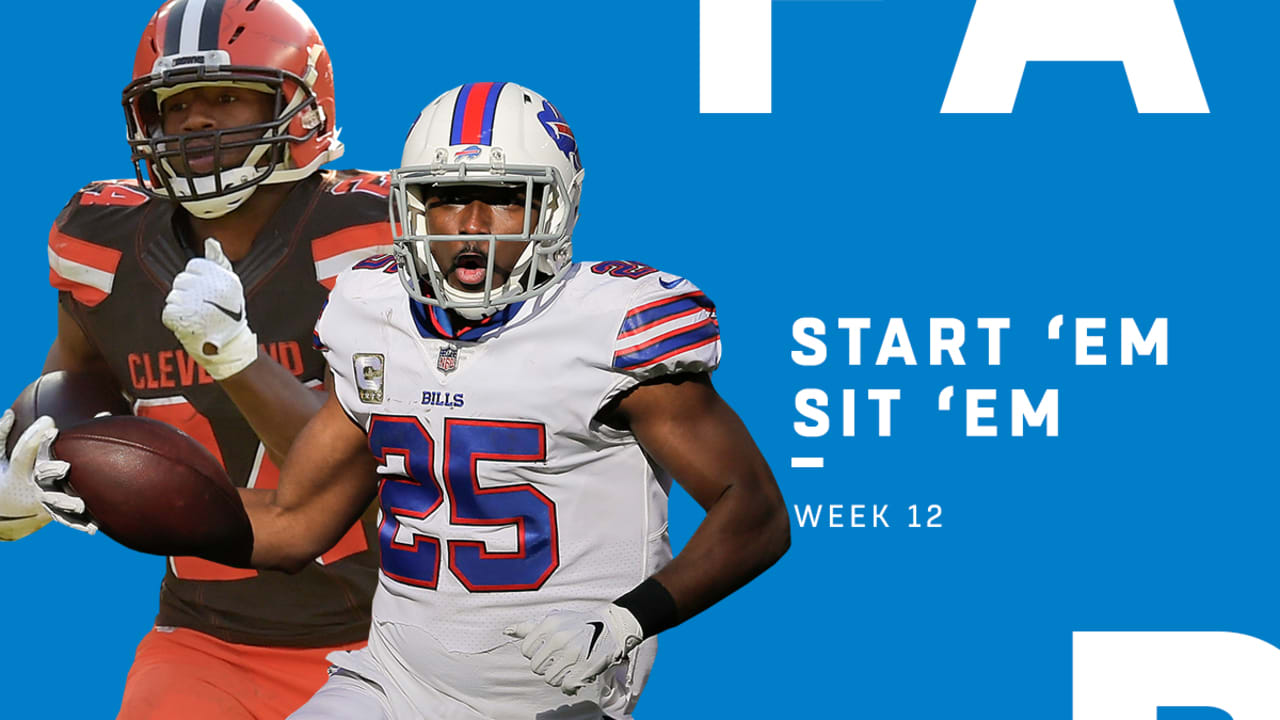 Start 'EM Sit 'EM Week 12