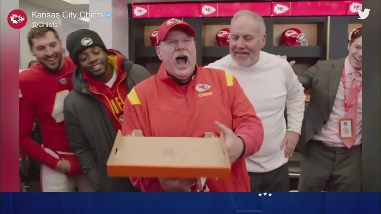 Chiefs almost decided against giving Coach Reid a Christmas cheeseburger