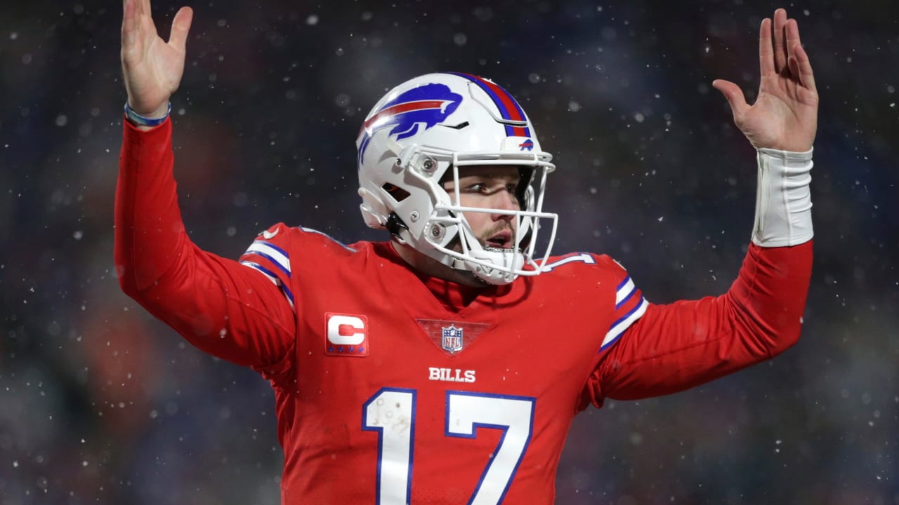Buffalo Bills wearing all-red uniforms for Week 15 against Panthers