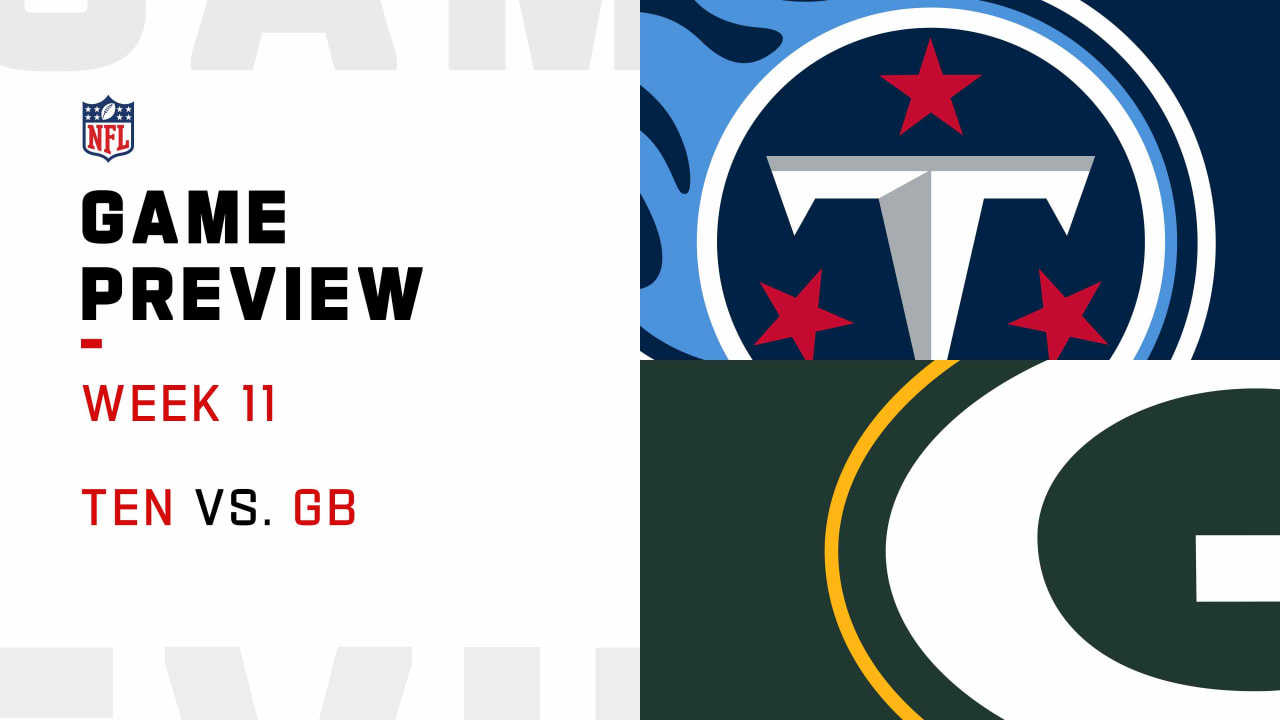 NFL Week 11 Titans vs Packers: Thursday Night Football preview