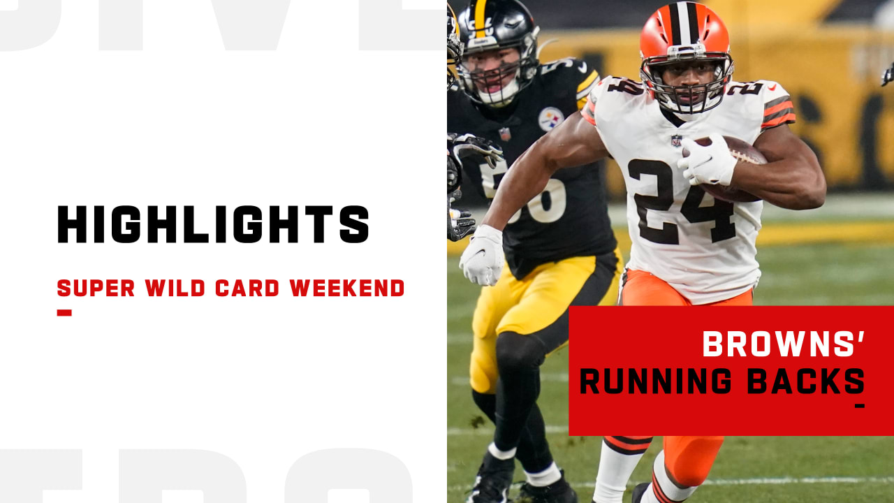 Browns vs. Steelers Super Wild Card Weekend Highlights